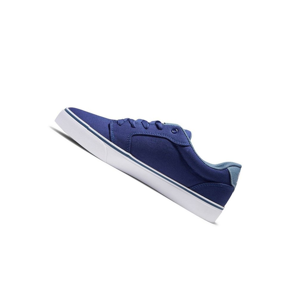 Homme Navy Blue White Basket DC Anvil - france SXY-7458009