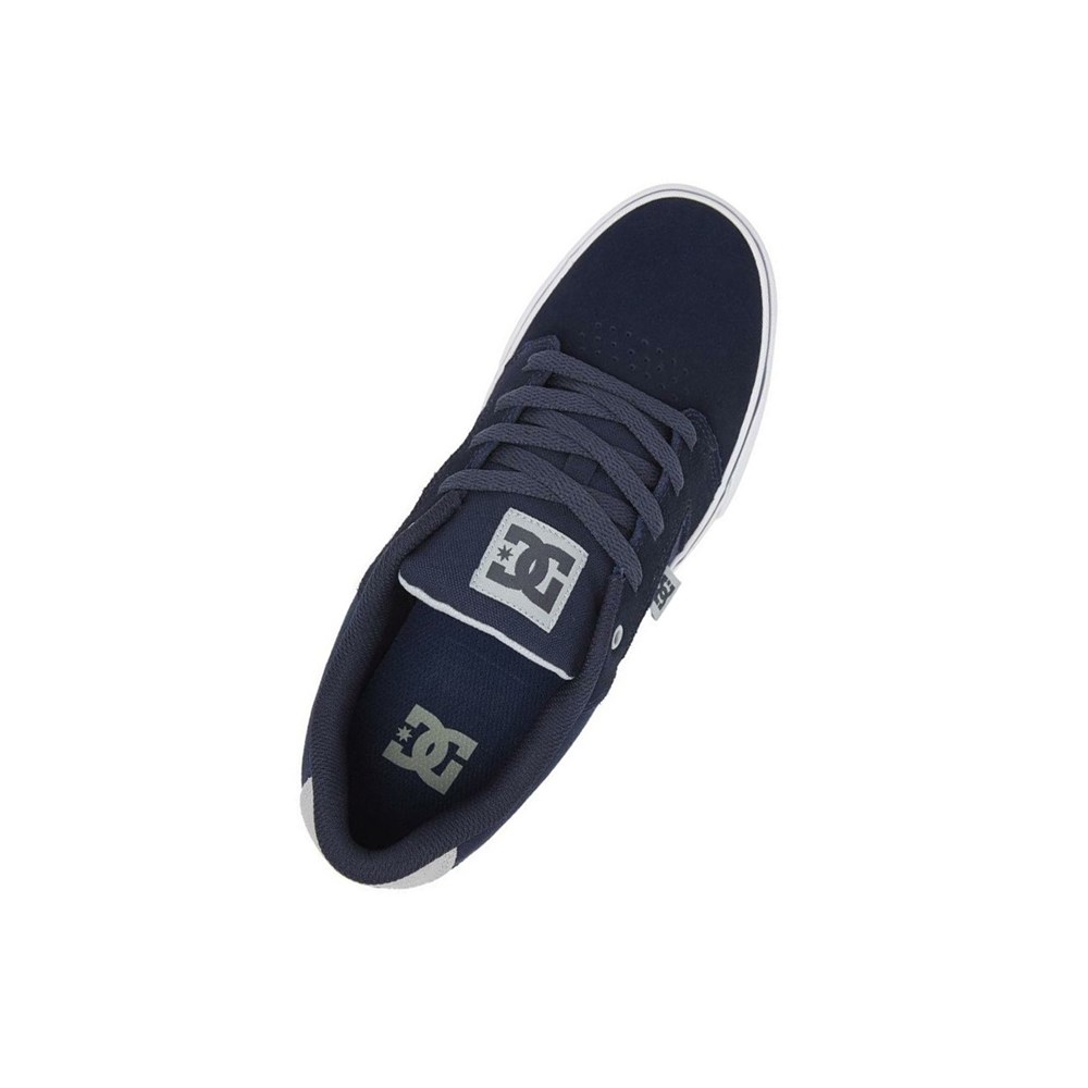 Homme Navy White Basket DC Anvil - france CZM-0801120