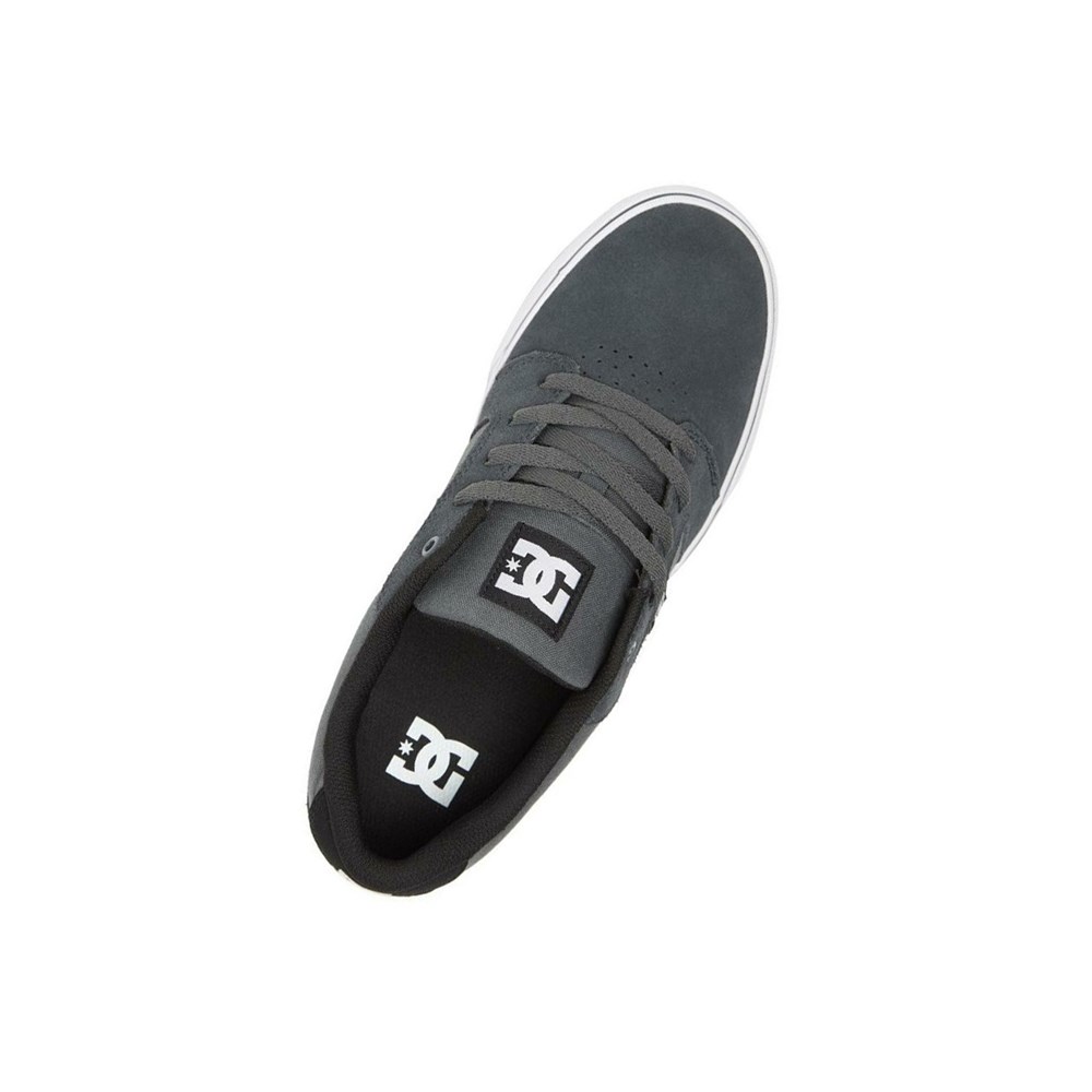 Homme Grey White Basket DC Anvil - france XAZ-8761343