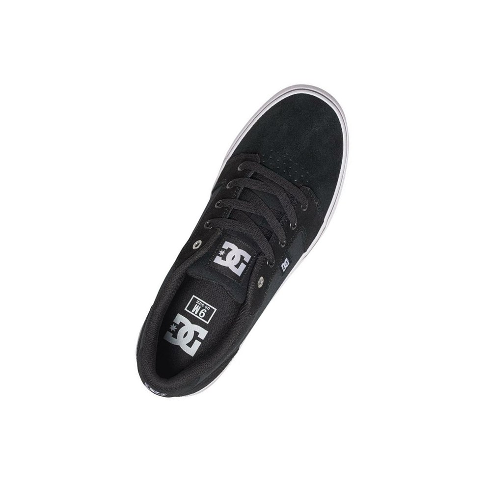 Homme Black White Black Basket DC Anvil - france TCP-0379604