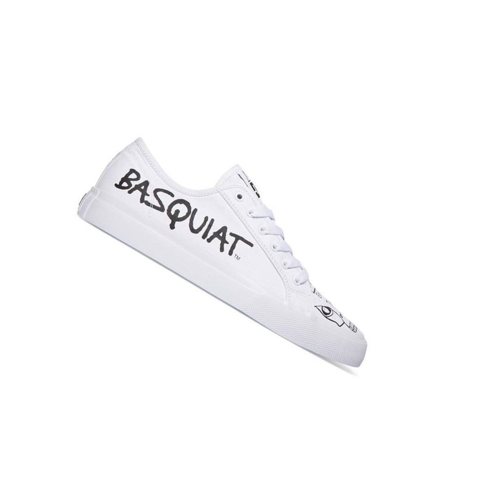 Homme White Black White Basket DC Basquiat Manual - france EBE-3389276