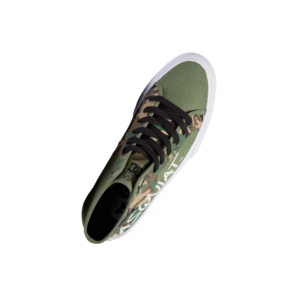 Homme Black Camo Basket DC Basquiat Manual High-Top - france PKM-3332825