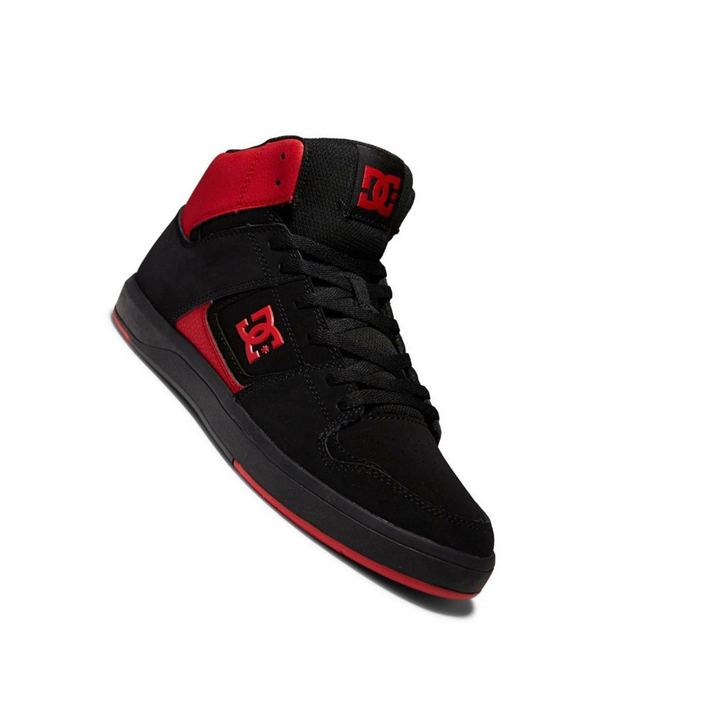 Homme Black Red Basket DC DC Cure High-Top - france DRP-1993744