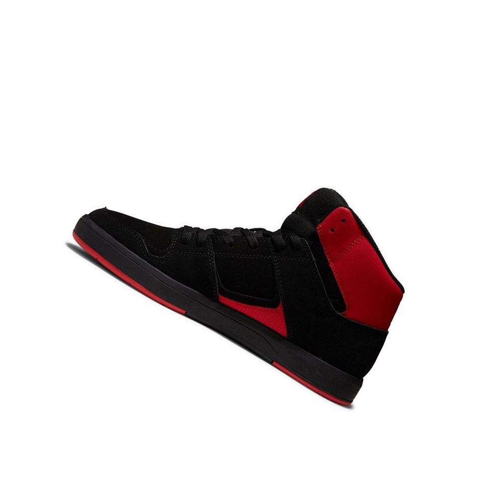 Homme Black Red Basket DC DC Cure High-Top - france DRP-1993744