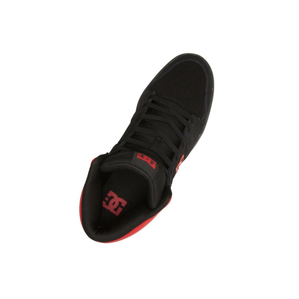 Homme Black Red Basket DC DC Cure High-Top - france DRP-1993744