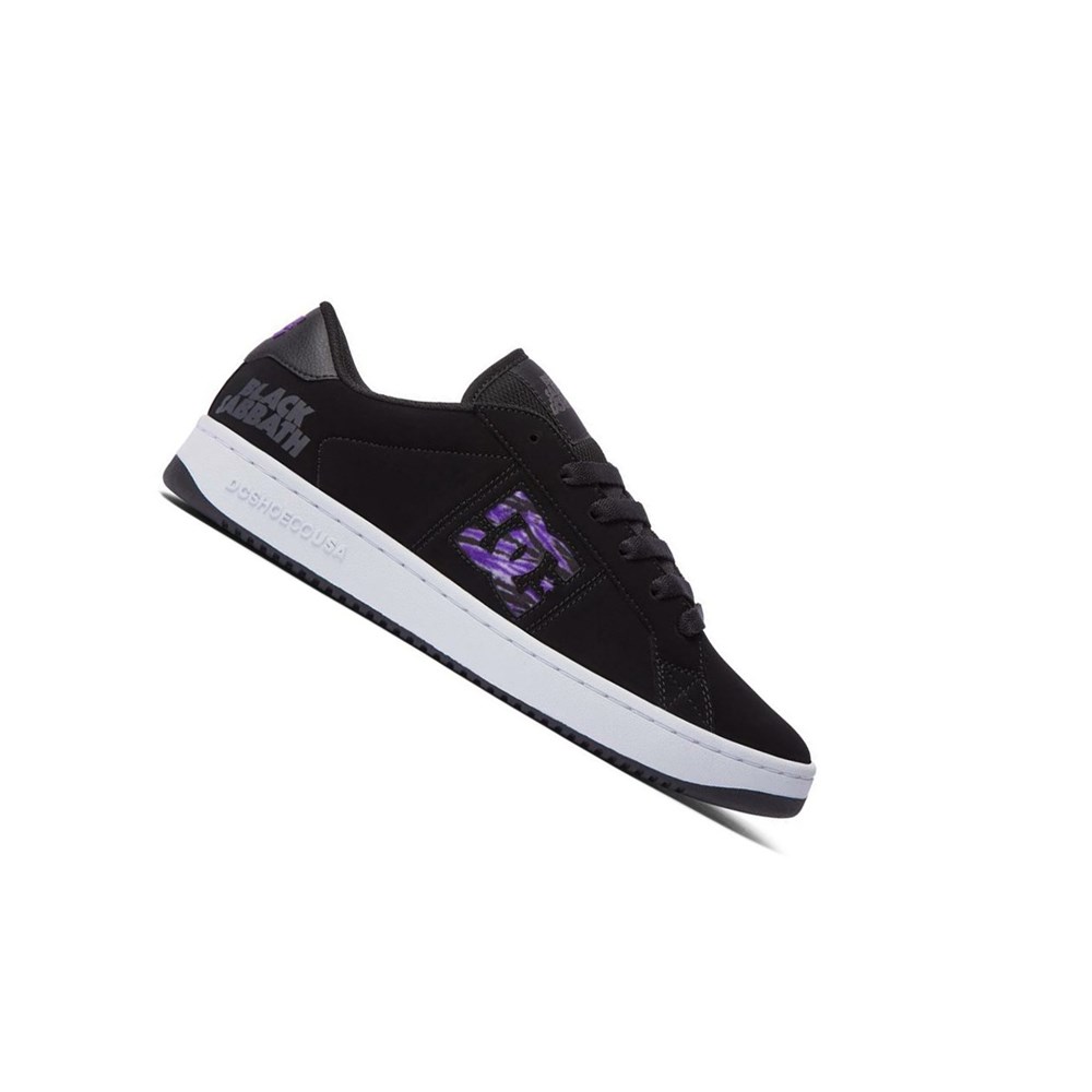 Homme Black White Purple Basket DC DC x Black Sabbath Striker - france GBU-9783654