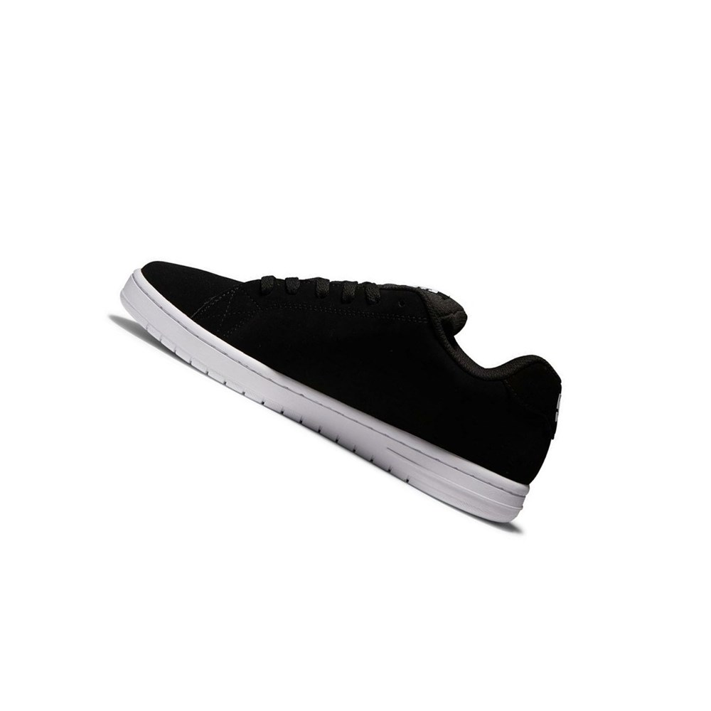 Homme Black White Basket DC Gaveler - france BUK-9219748