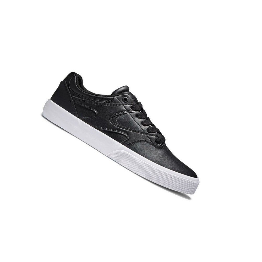 Homme Black White Black Basket DC Kalis Vulc - france WYE-0184583