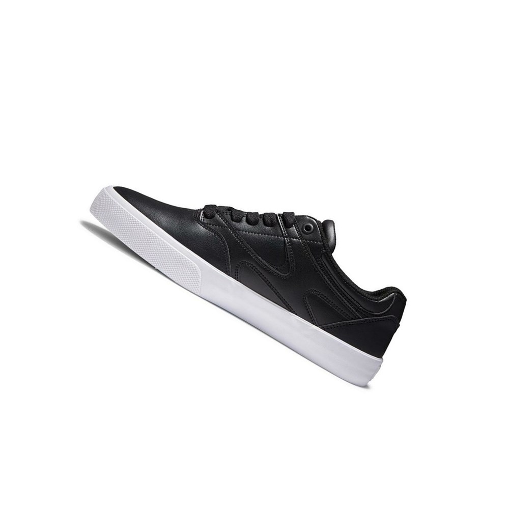 Homme Black White Black Basket DC Kalis Vulc - france WYE-0184583