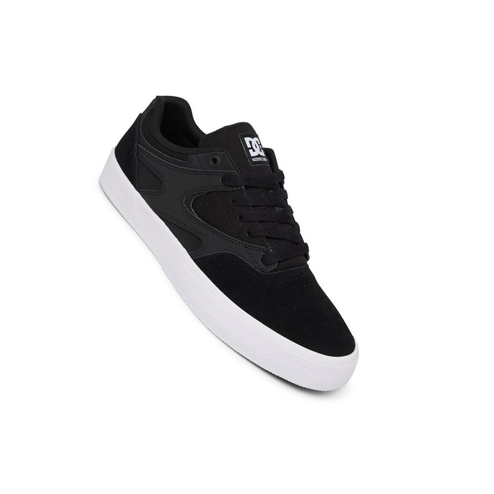 Homme Black White Basket DC Kalis Vulc - france LNU-8226049