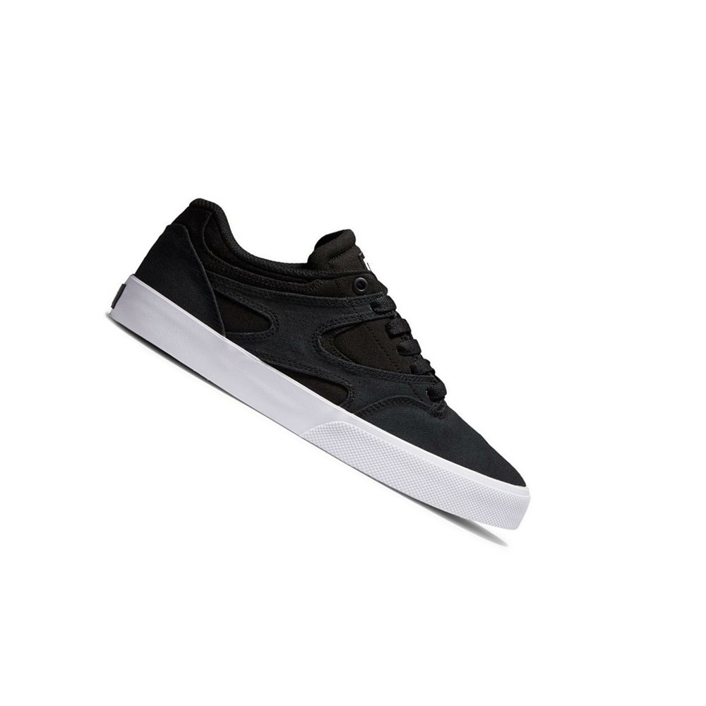 Homme Black White Basket DC Kalis Vulc - france KLM-2777112