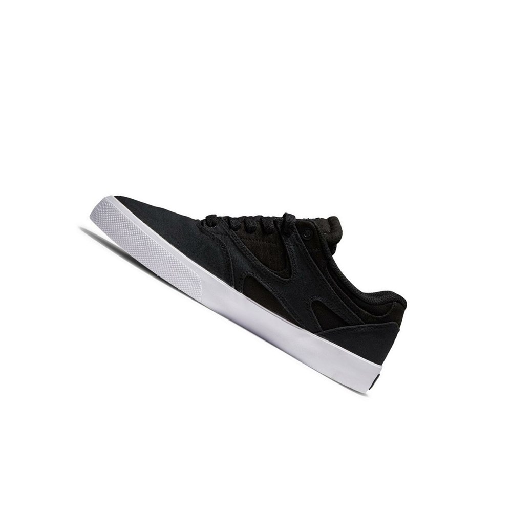 Homme Black White Basket DC Kalis Vulc - france KLM-2777112