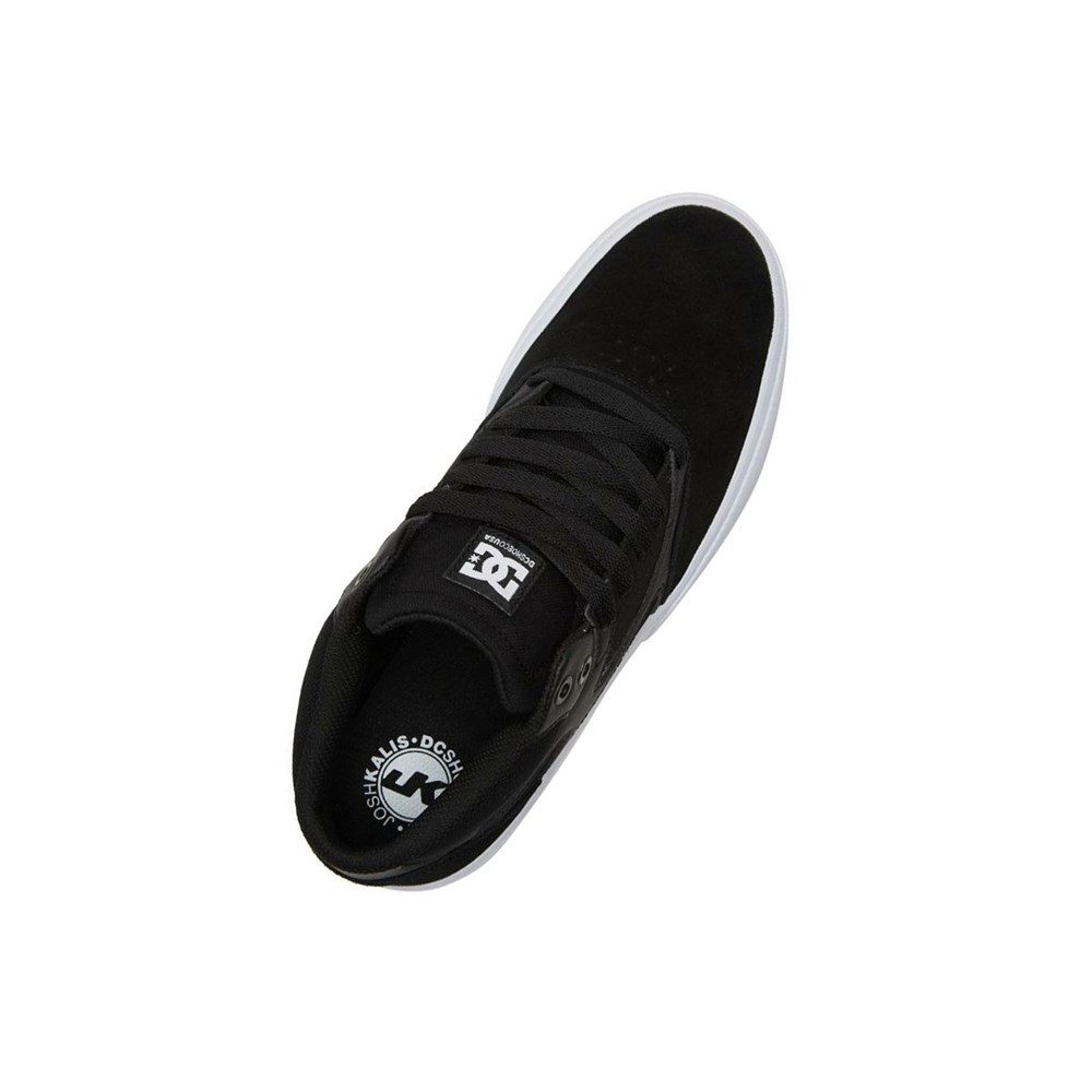 Homme Black White Basket DC Kalis Vulc - france YCD-6914882