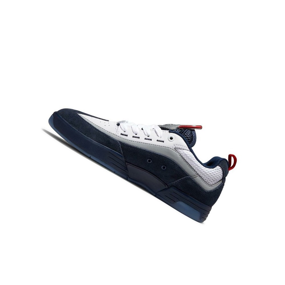 Homme Navy White Basket DC Legacy 98 Slim - france LGQ-7903073