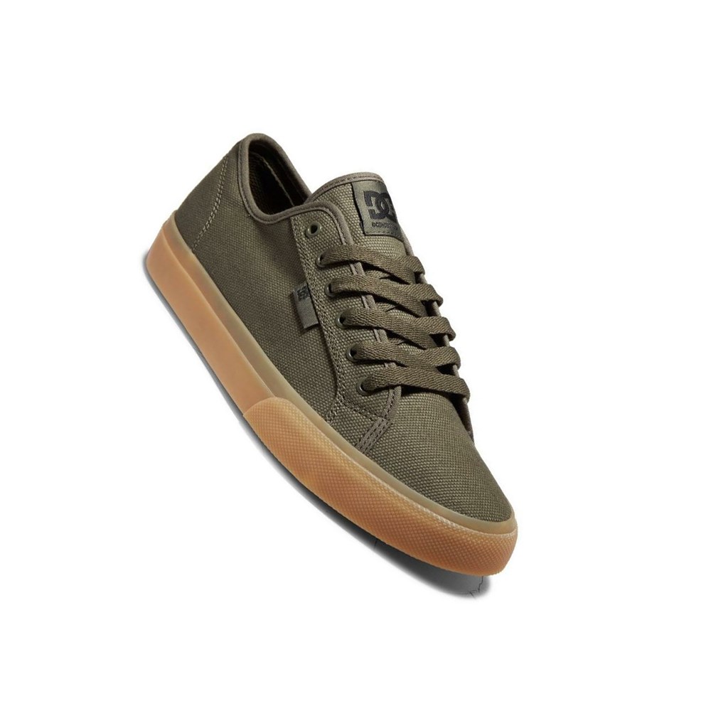 Homme Vert Olive Vert Basket DC Manual Duck Cloth Textile SE - france NEJ-5591280