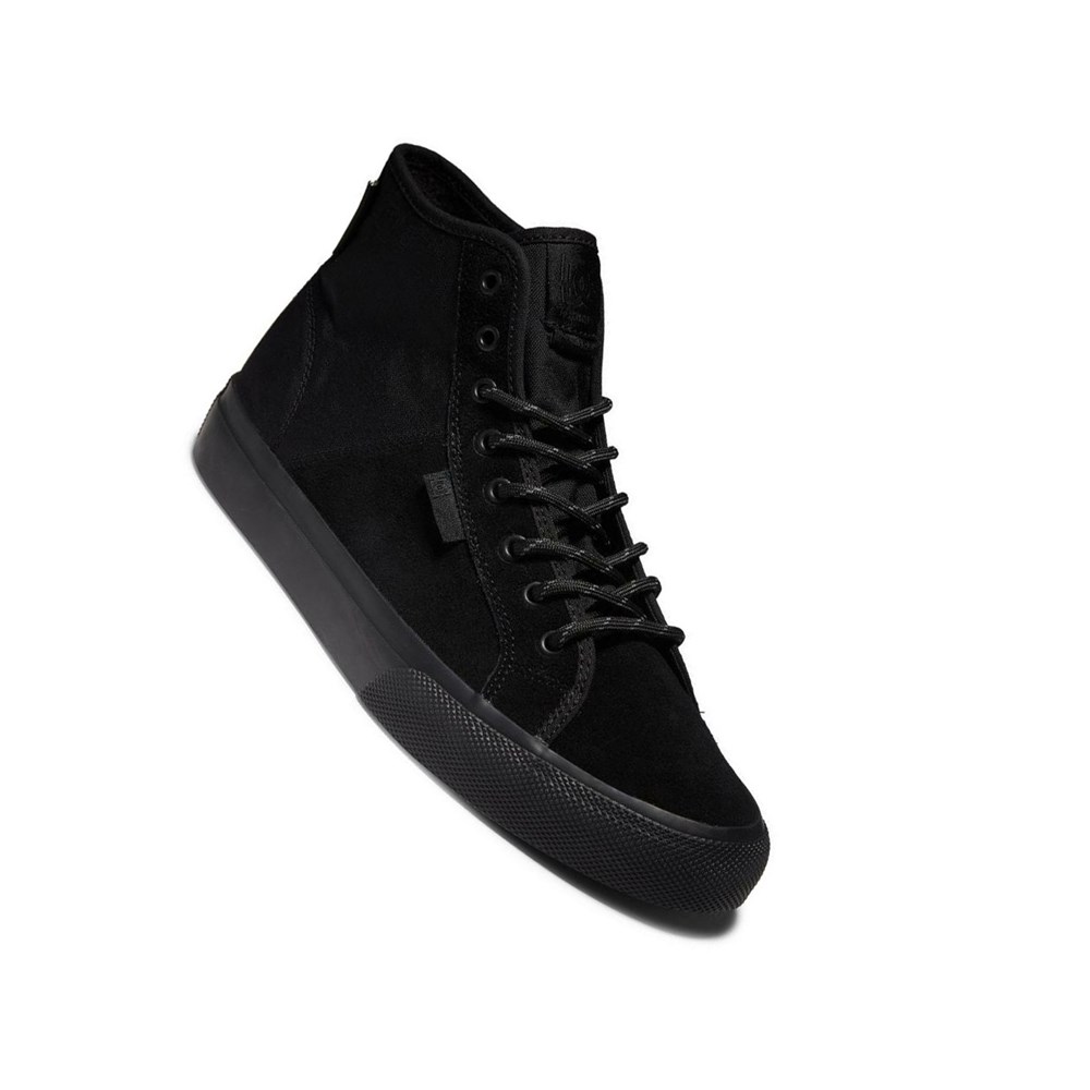 Homme Noir Basket DC Manual HI High-Top - france WYB-0504608