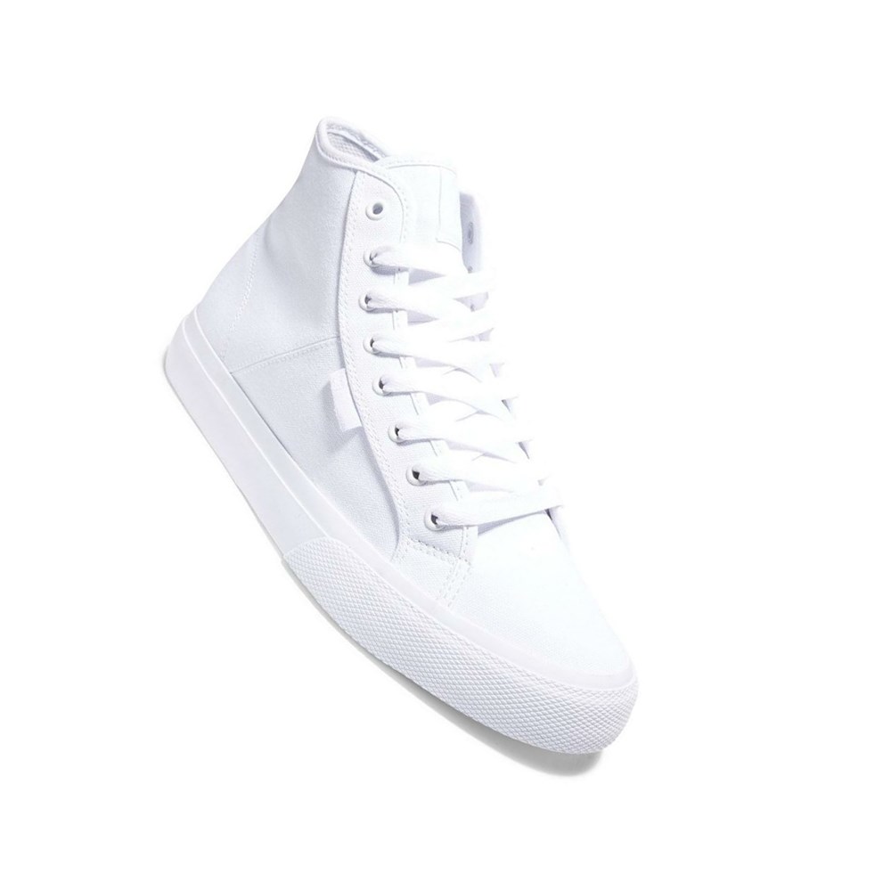 Homme Blanche Basket DC Manual HI Textile High-Top - france QDF-9148525