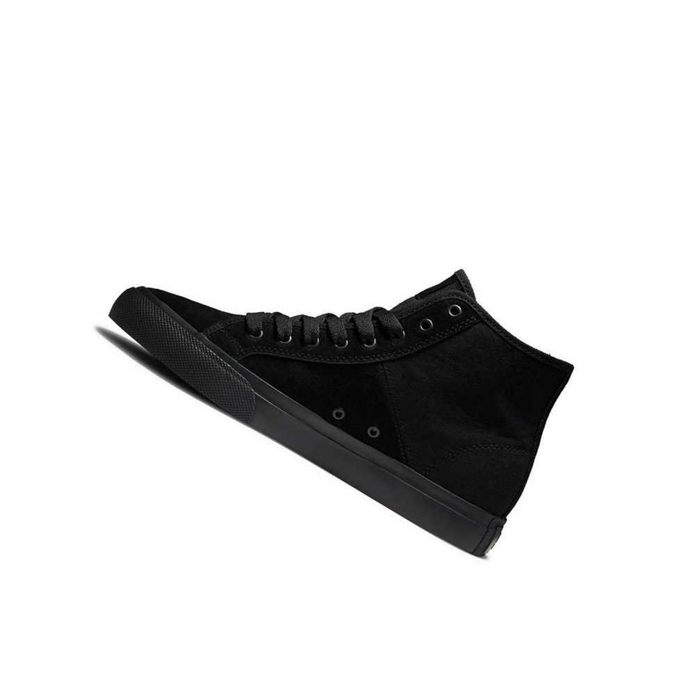 Homme Black Black Basket DC Manual High Top Suede - france TVD-9622708