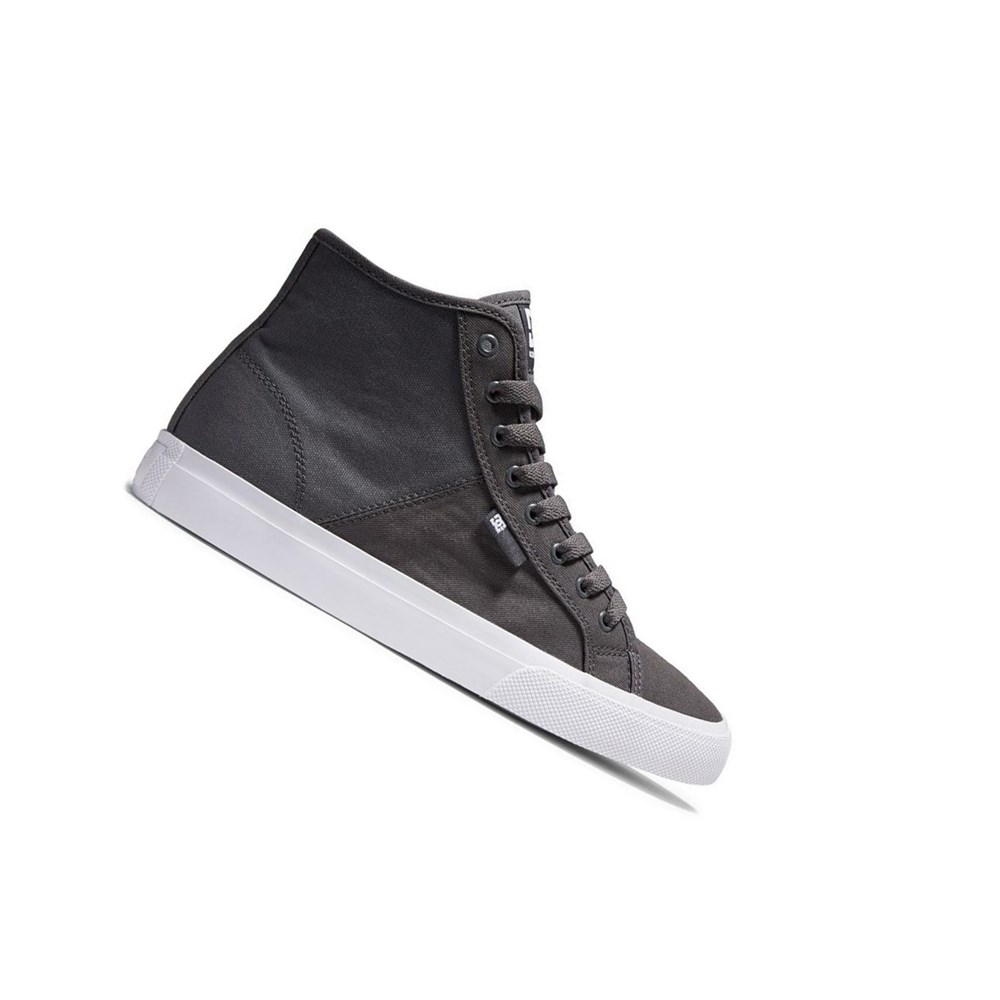 Homme Grise Basket DC Manual High-Top - france FRP-3880695