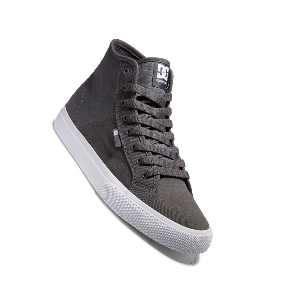 Homme Grise Basket DC Manual High-Top - france FRP-3880695