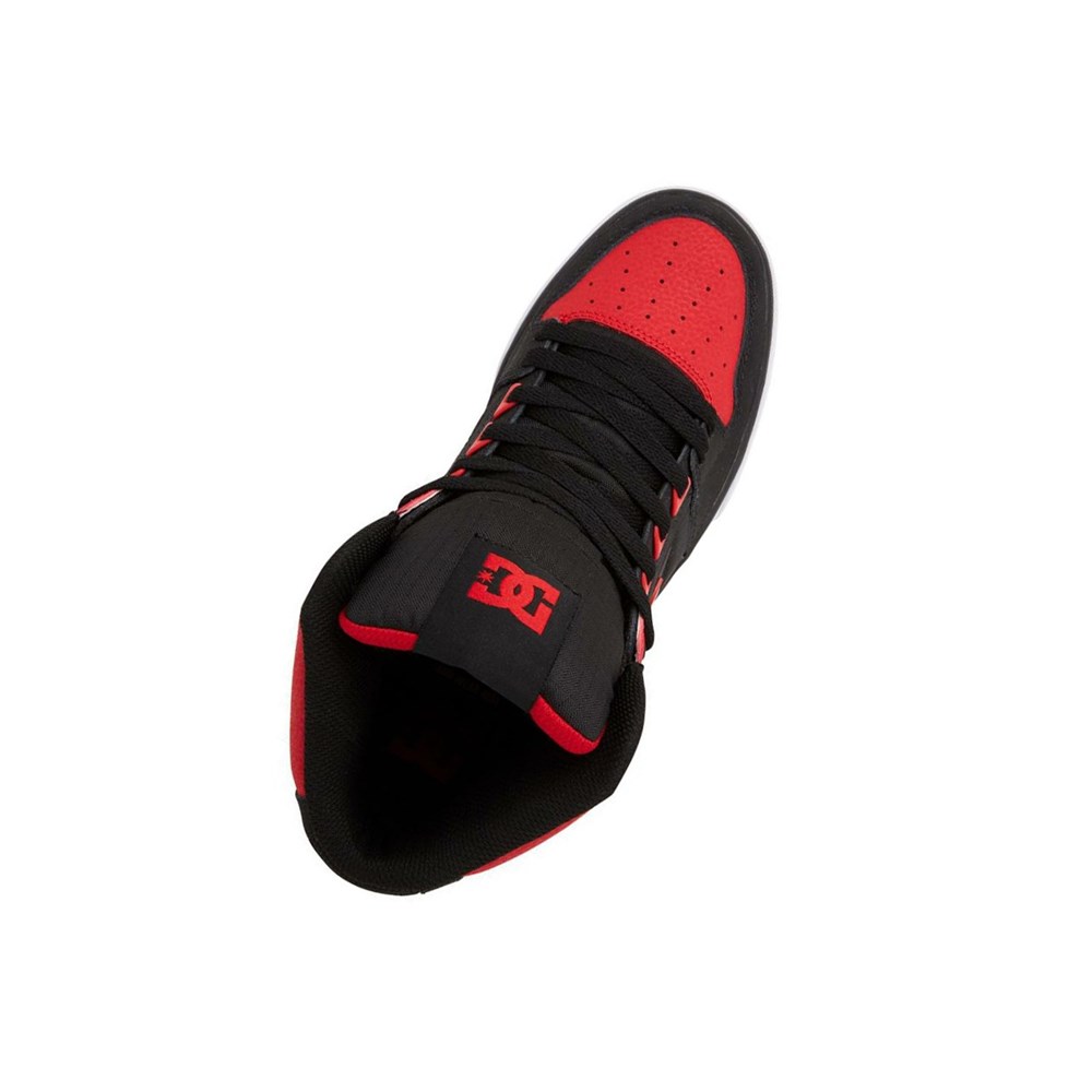 Homme Red White Black Basket DC Pure - france ELP-1821260