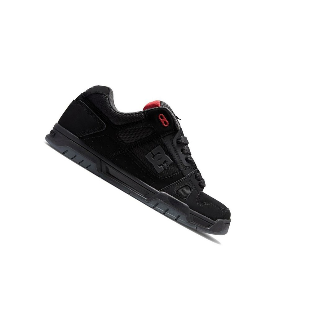 Homme Black Grey Red Basket DC Stag - france MJZ-3489938