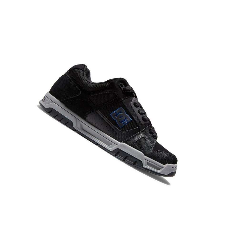 Homme Black Grey Blue Basket DC Stag - france MEI-9659455