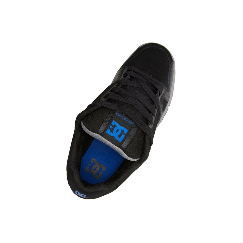 Homme Black Grey Blue Basket DC Stag - france MEI-9659455