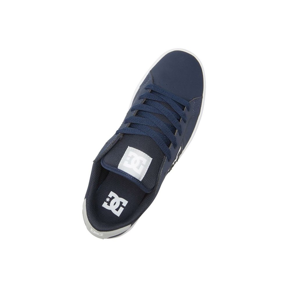 Homme Bleu Marine Blanche Basket DC Striker - france JDB-7956163