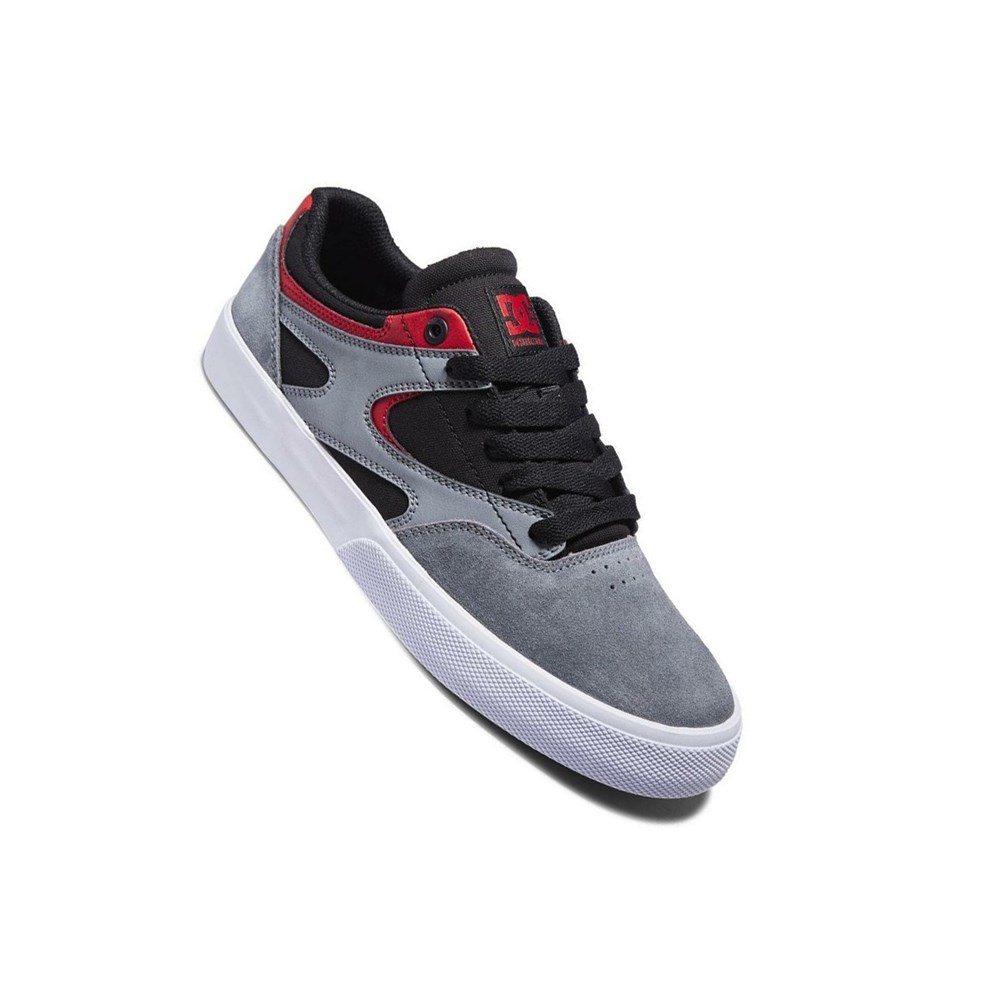 Homme Black Grey Red Botte Hiver DC Kalis Vulc - france WOM-7927228