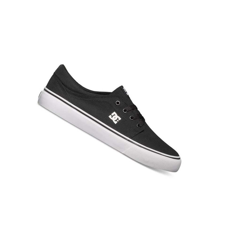 Homme Black White Botte Hiver DC Trase Canvas - france RKX-7047706