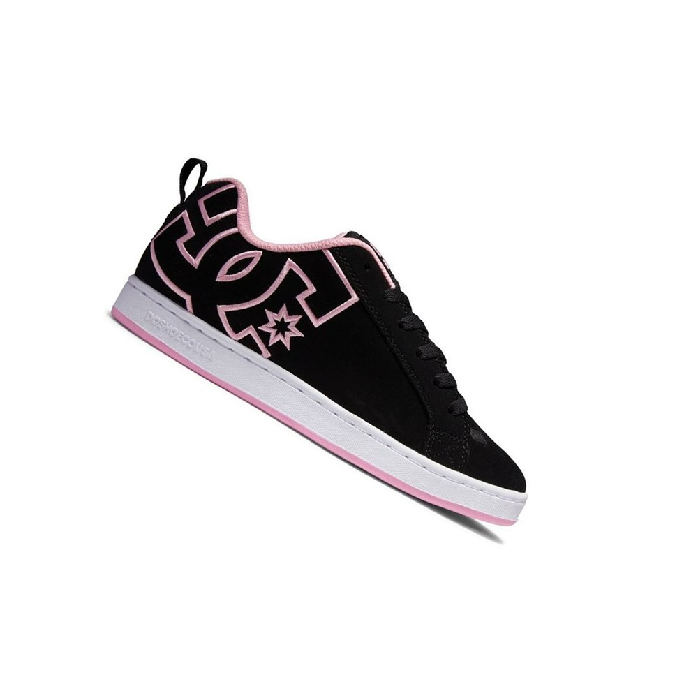 Femme Black White Pink Essentials DC Court Graffik - france FXD-0765813