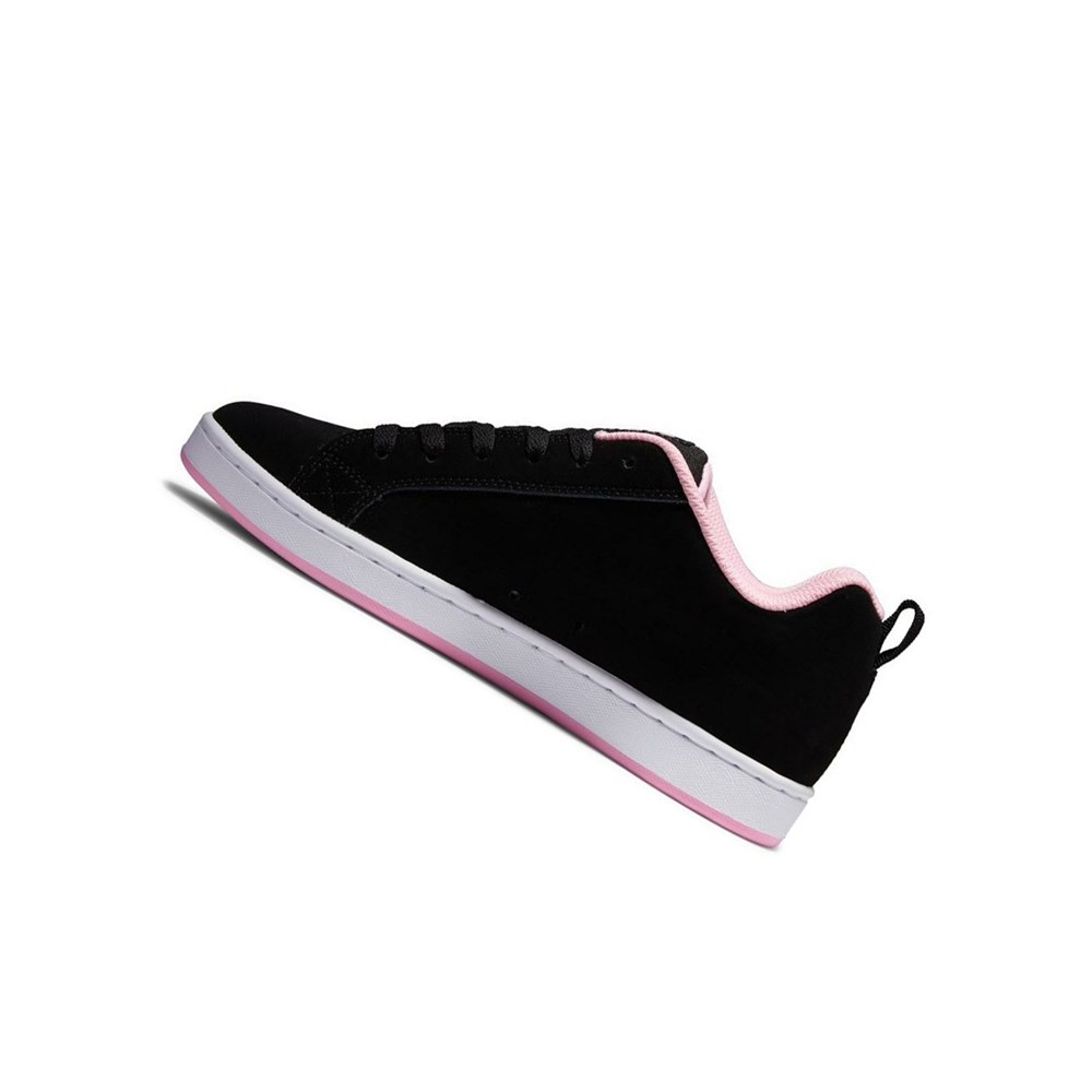 Femme Black White Pink Essentials DC Court Graffik - france FXD-0765813