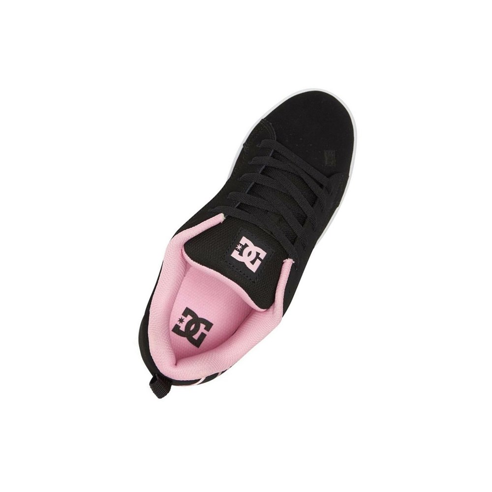 Femme Black White Pink Essentials DC Court Graffik - france FXD-0765813