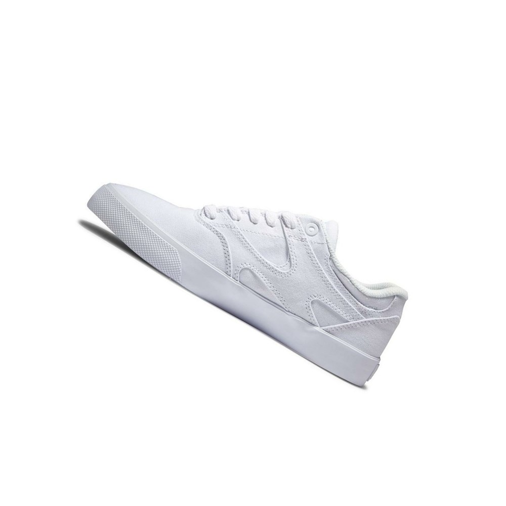 Femme Blanche Chaussure Skate DC Kalis Vulc - france ETW-7288552