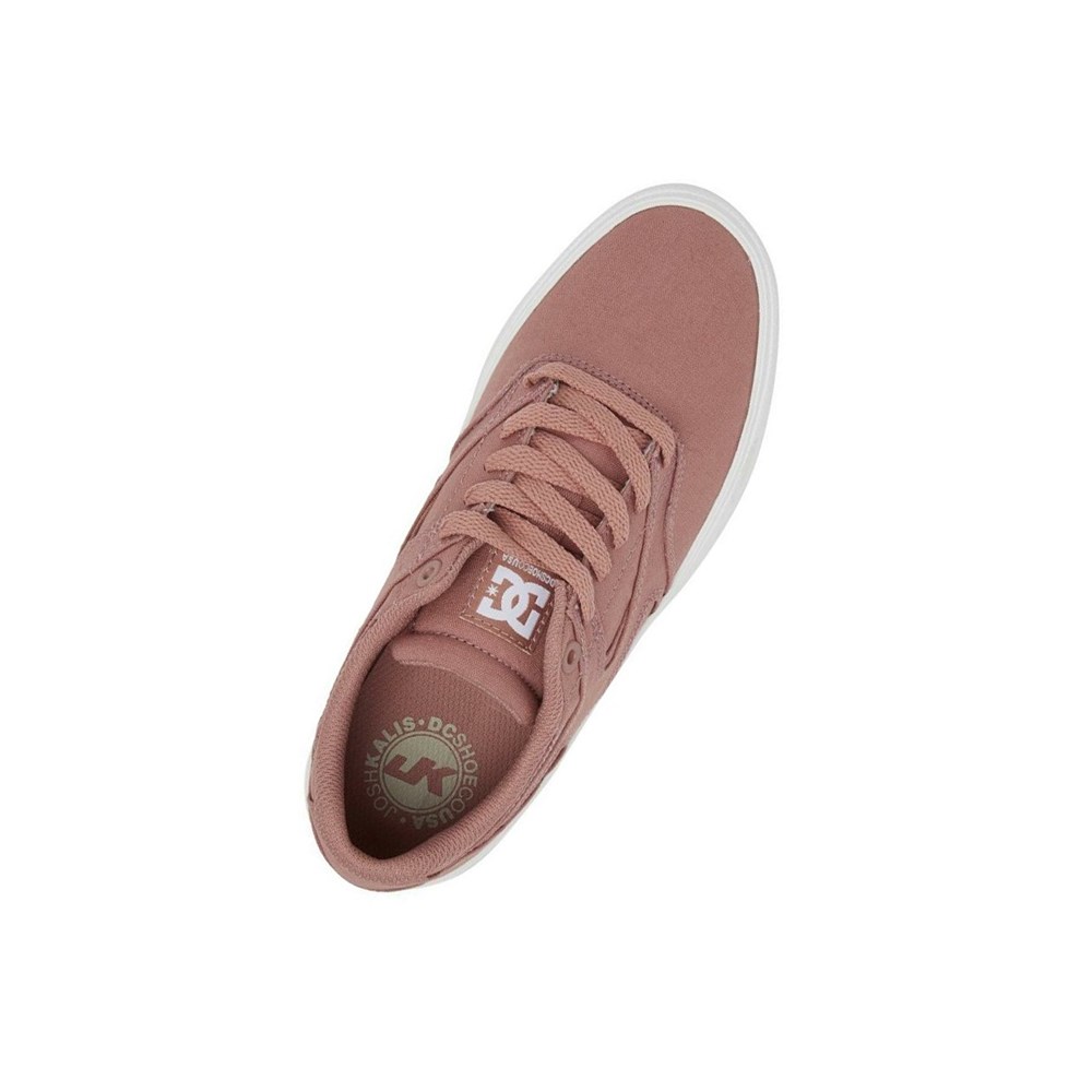 Femme Rose Chaussure Skate DC Kalis Vulc - france WBP-7848730