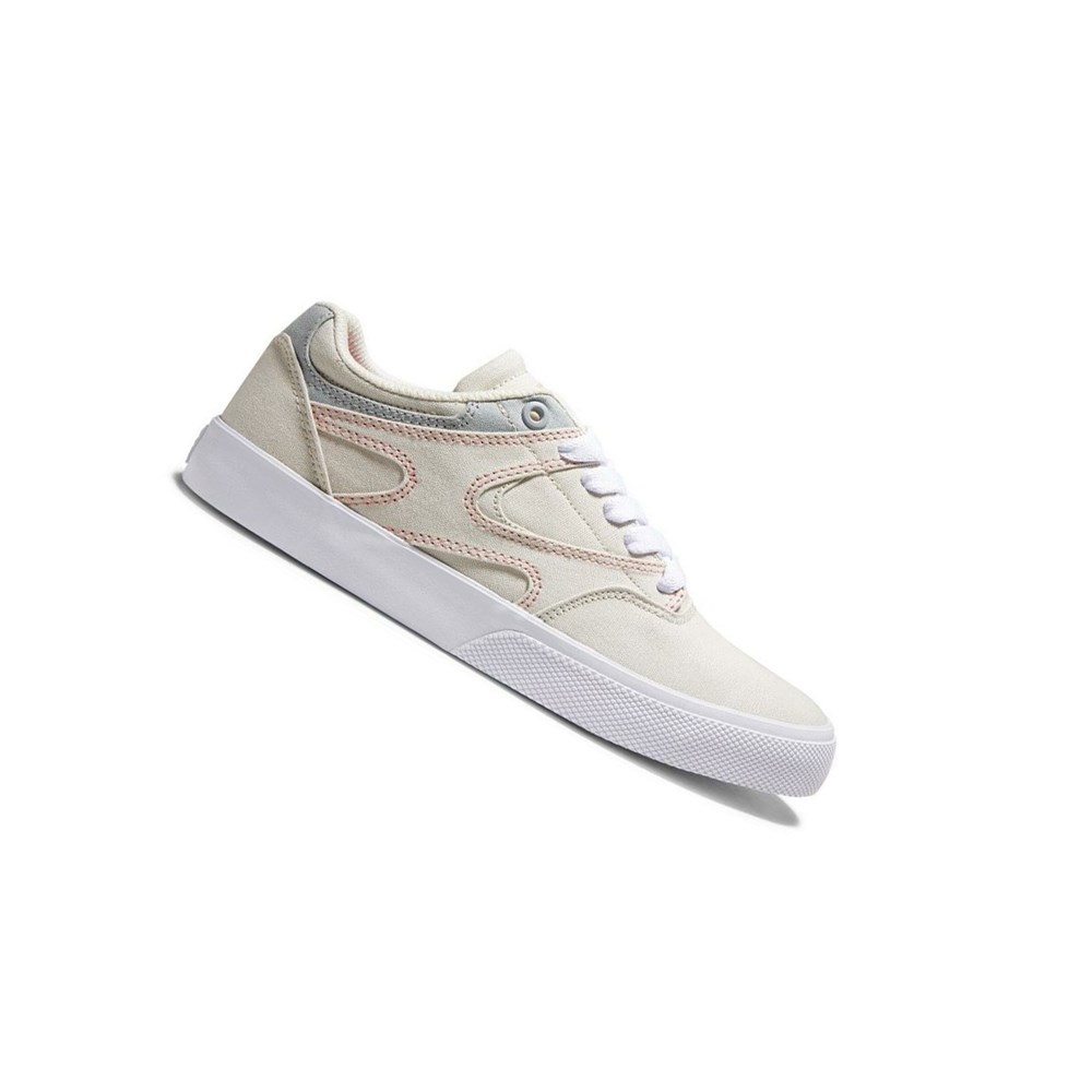 Femme Grey Pink Chaussure Skate DC Kalis Vulc - france DJP-8275339