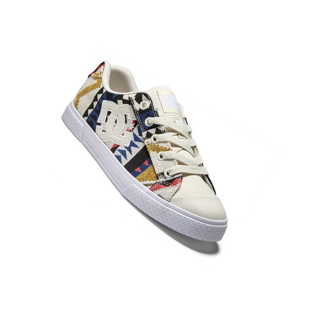 Femme White Multicolor Basket DC Chelsea - france ILA-0997584