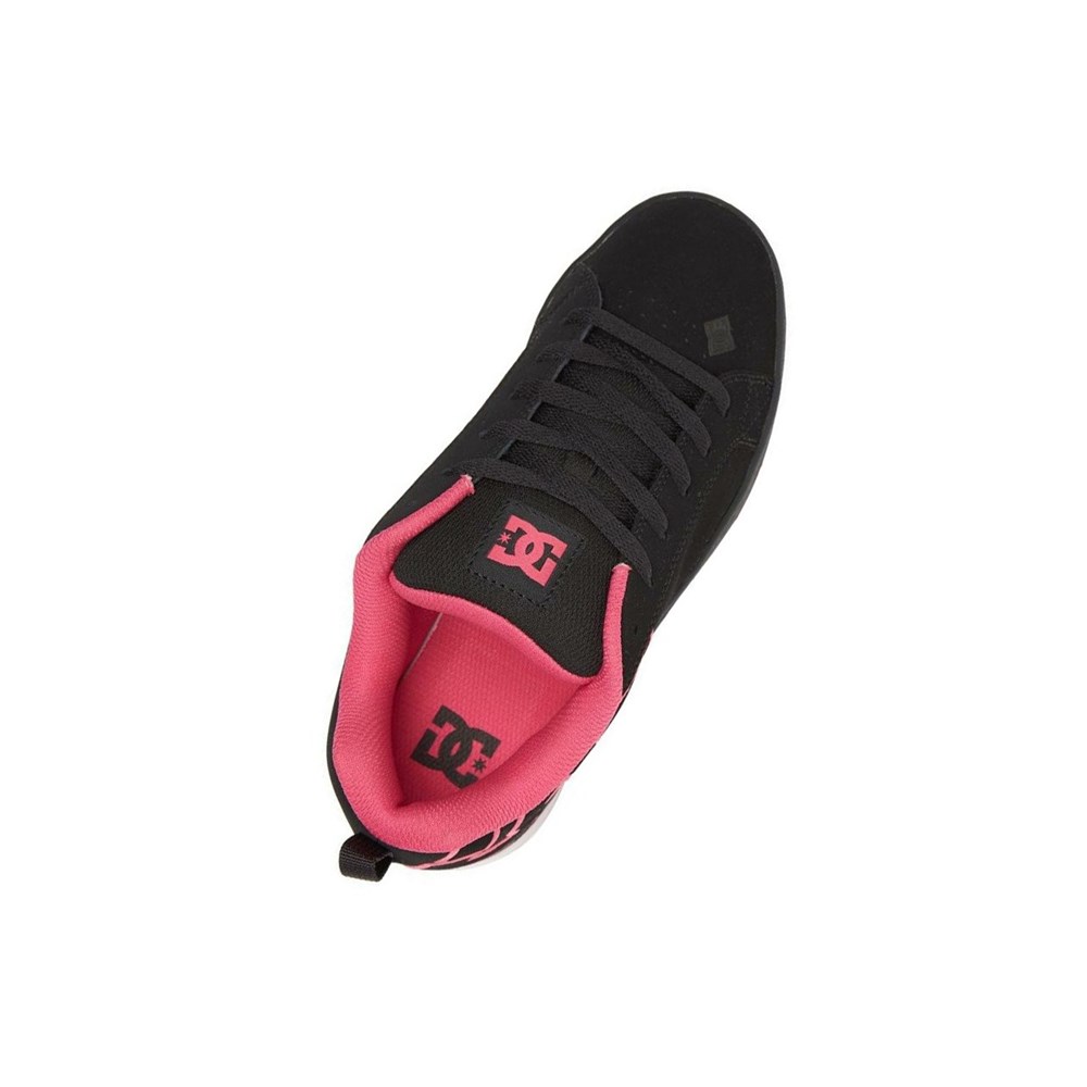 Femme Black Pink Basket DC Court Graffik - france HVF-2199692