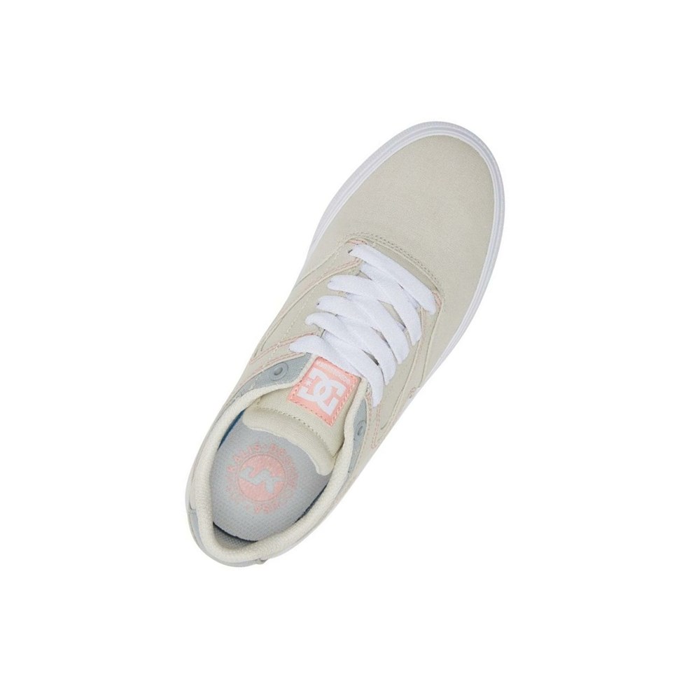 Femme Grey Pink Basket DC Kalis Vulc - france LVV-7114269