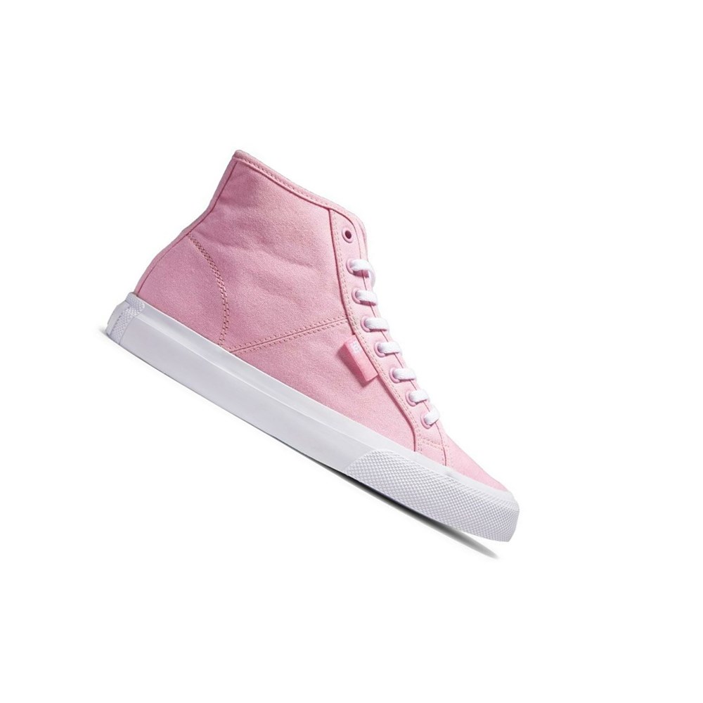 Femme Rose Basket DC Manual HI High Top - france NFH-3959788