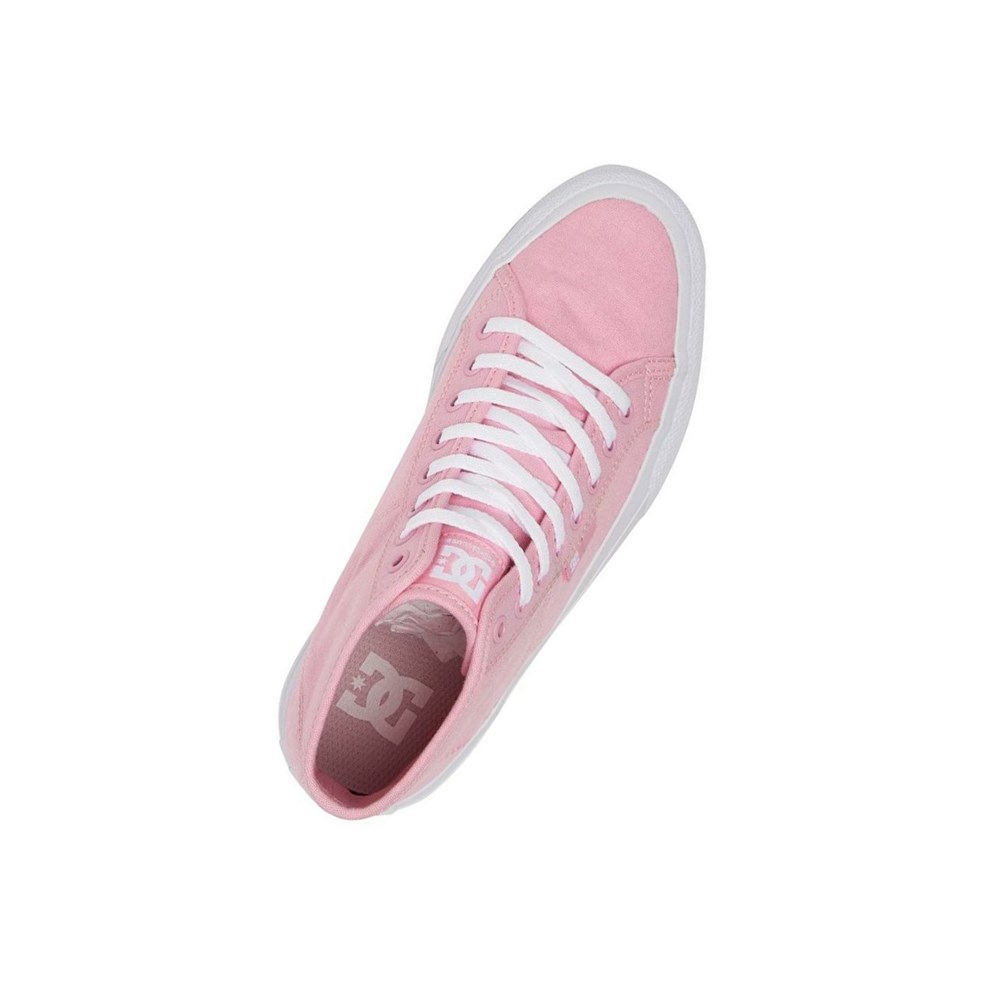 Femme Rose Basket DC Manual HI High Top - france NFH-3959788