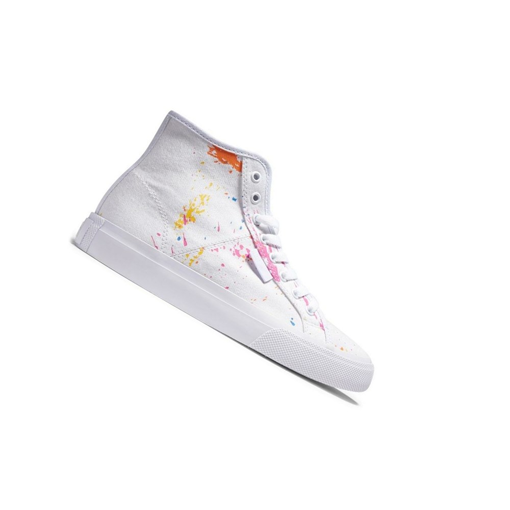 Femme Blanche Basket DC Manual High-Top - france NBP-6969861