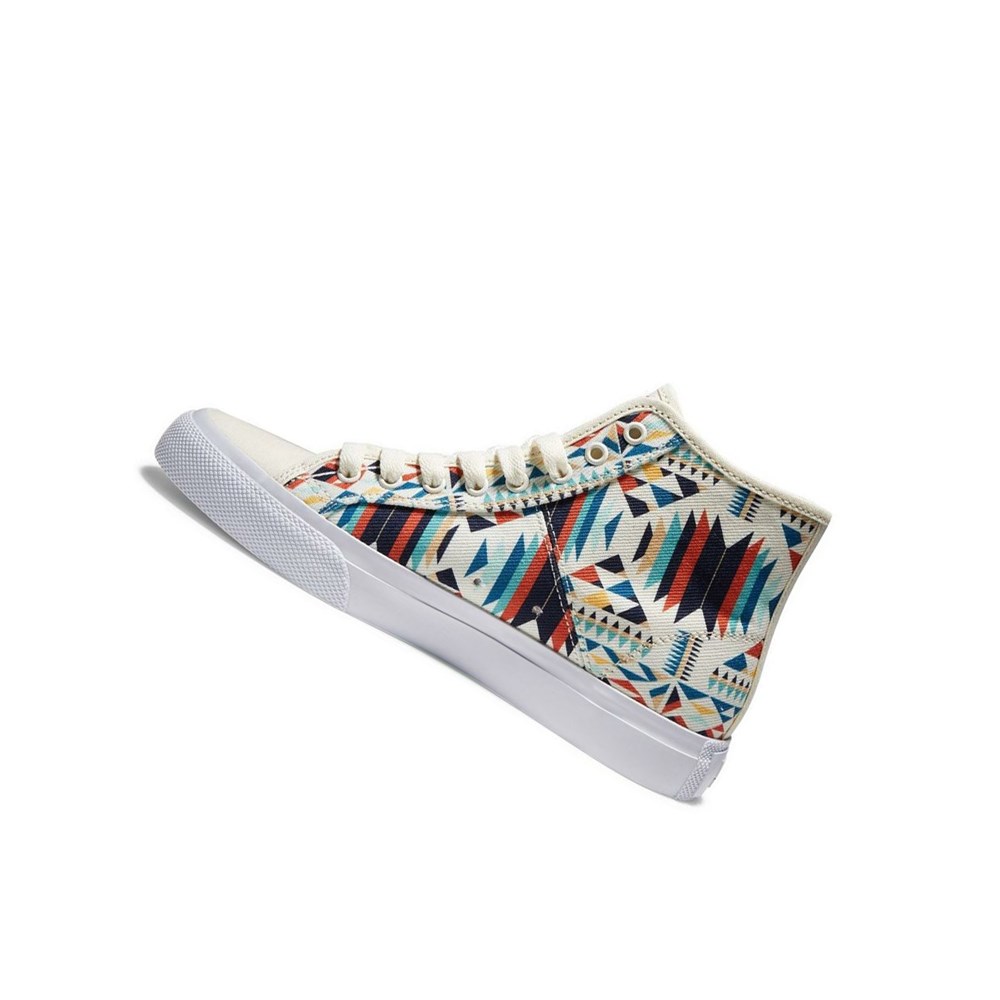 Femme Blanche Basket DC Manual High-Top - france QCW-0808250