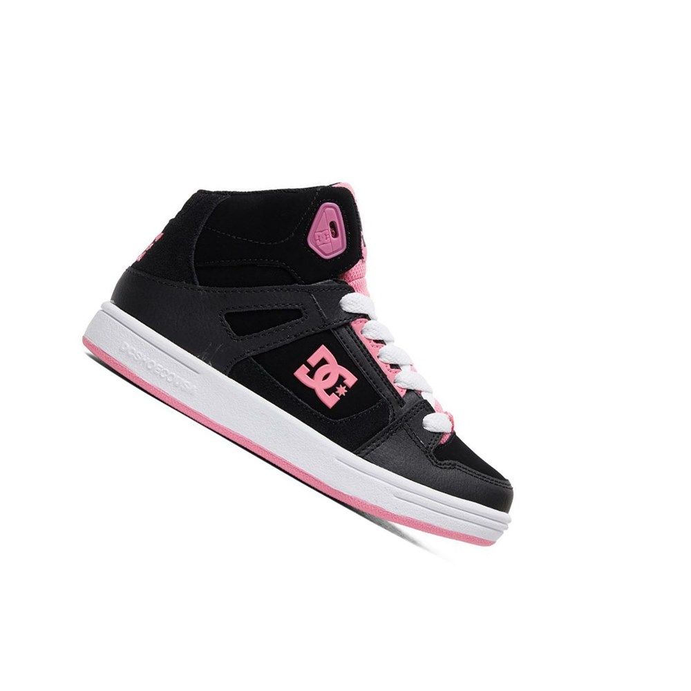 Enfant Black Pink Essentials DC Pure Hi High-Top - france HUK-5267722