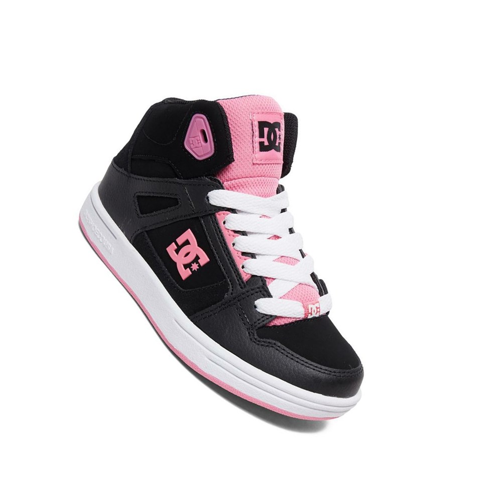 Enfant Black Pink Essentials DC Pure Hi High-Top - france HUK-5267722