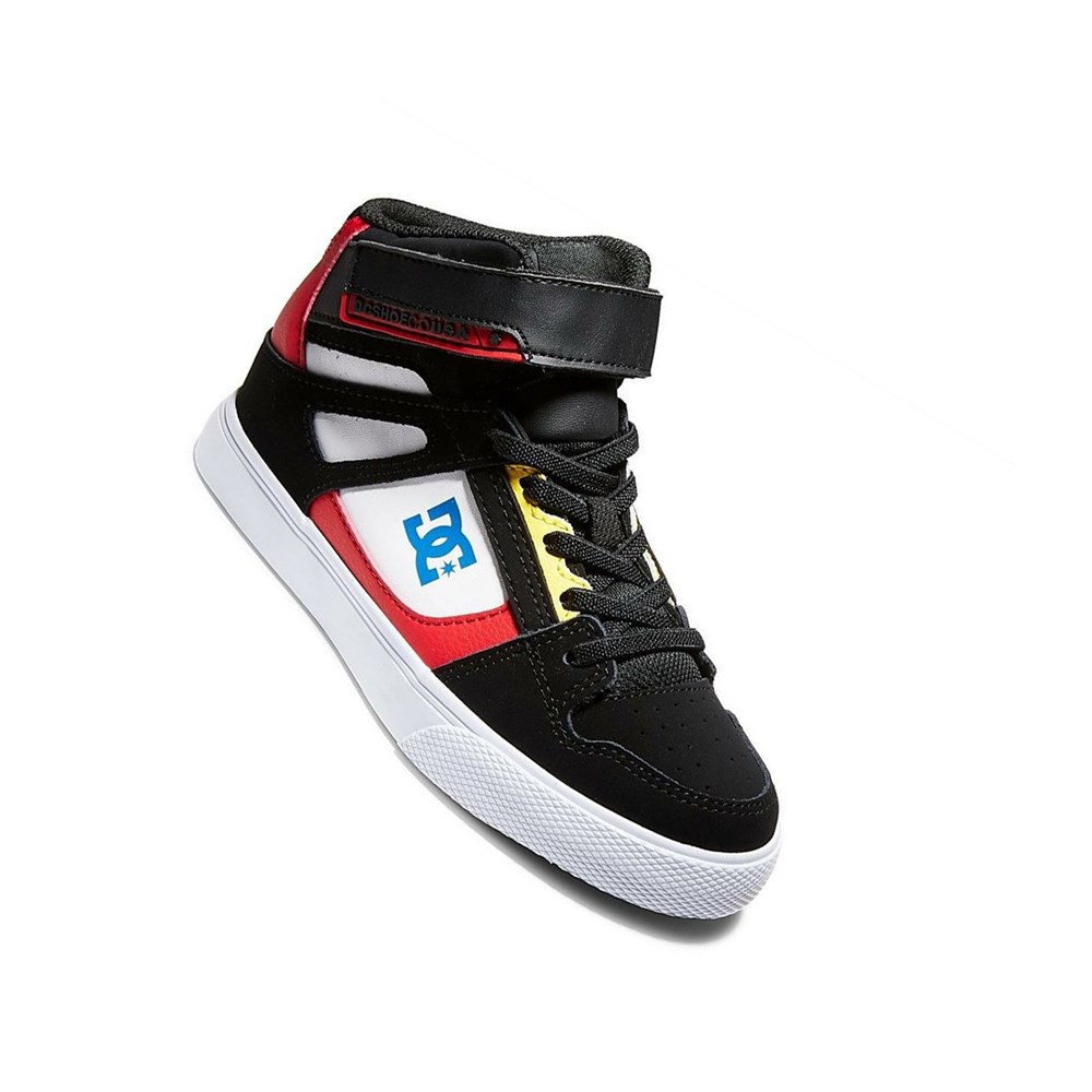 Enfant Black White Red Essentials DC Pure High Elastic Lace High-Top - france RMO-3640601