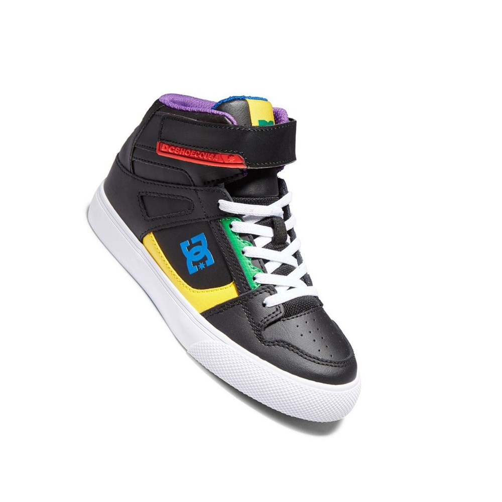 Enfant Black Multicolor Essentials DC Pure High Elastic Lace High-Top - france ZBY-3599180