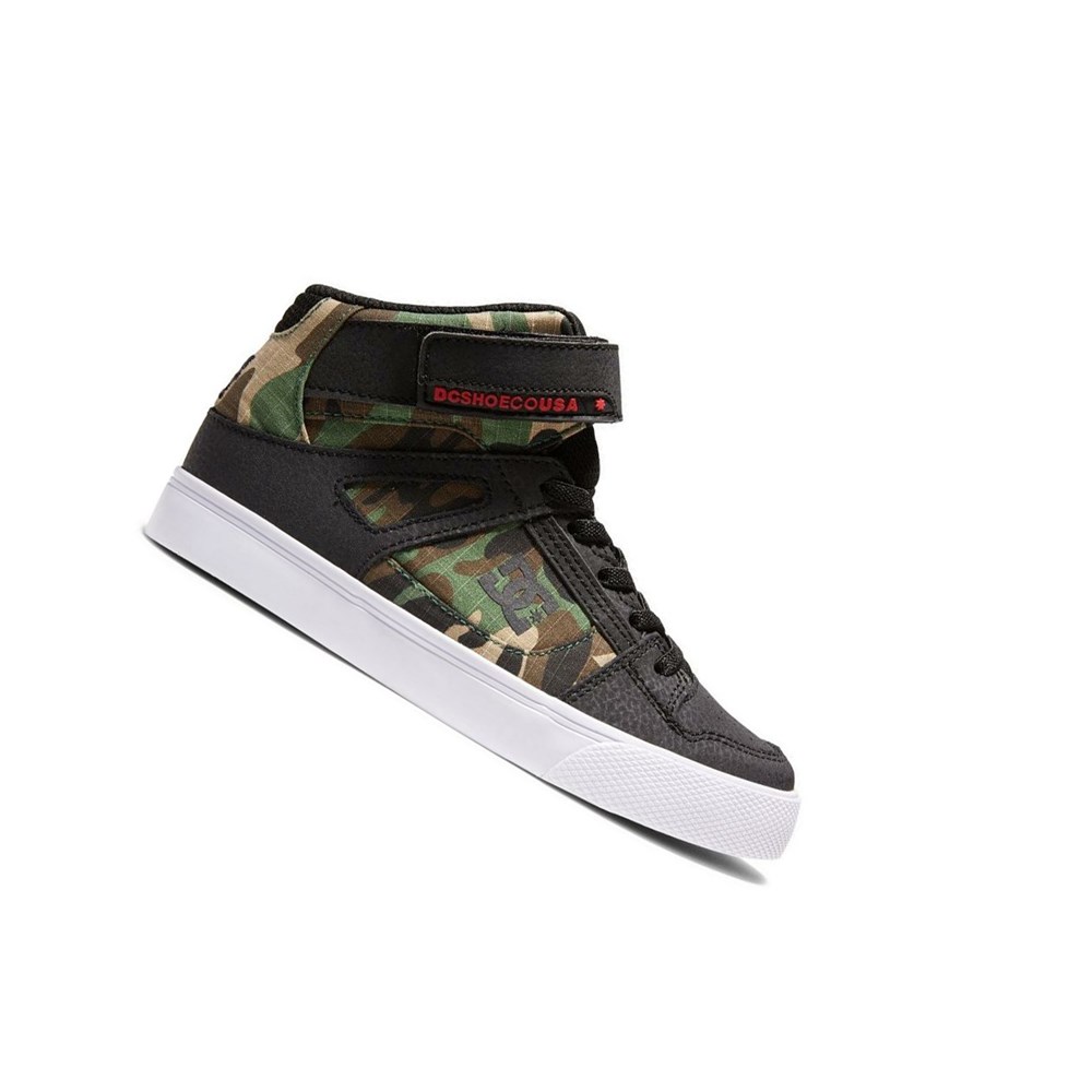 Enfant Noir Camouflage Essentials DC Pure High Elastic Lace High-Top - france YCL-3935189