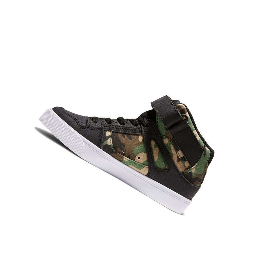 Enfant Noir Camouflage Essentials DC Pure High Elastic Lace High-Top - france YCL-3935189